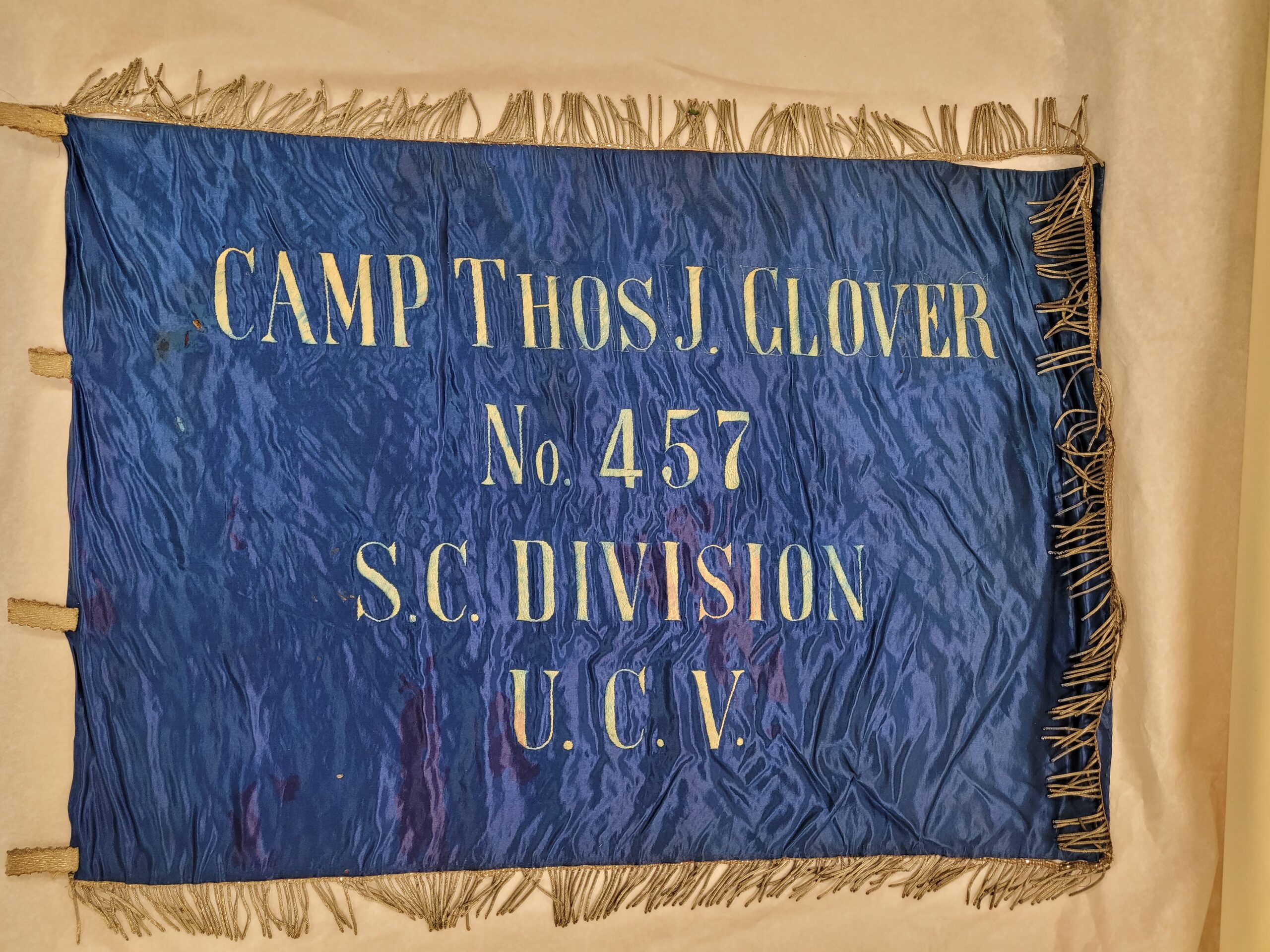 Flag for Camp Thomas J Glover SC Division UCV